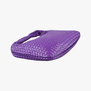 Secondhand Bottega Veneta Intrecciato Purple lambskin  shoulderbag | stylenewstar