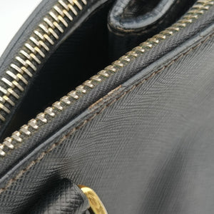 Pre-owned Prada Galleria Black SAFFIANO Leather BN2274 handbag | stylenewstar