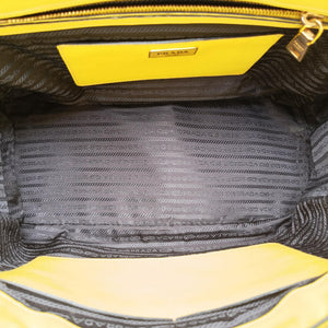 Vintage Prada Galleria Yellow SAFFIANO Leather BN2274 shoulderbag | stylenewstar