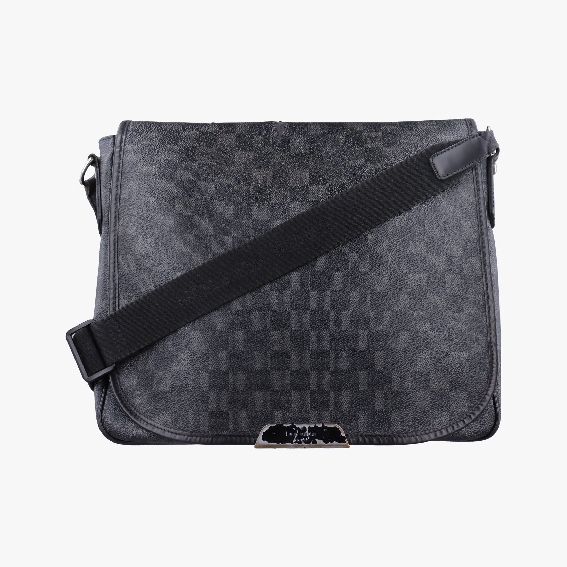 Pre-owned Louis Vuitton DANIEL MM Noir Damier GRAPHITE N58029 shoulderbag | stylenewstar