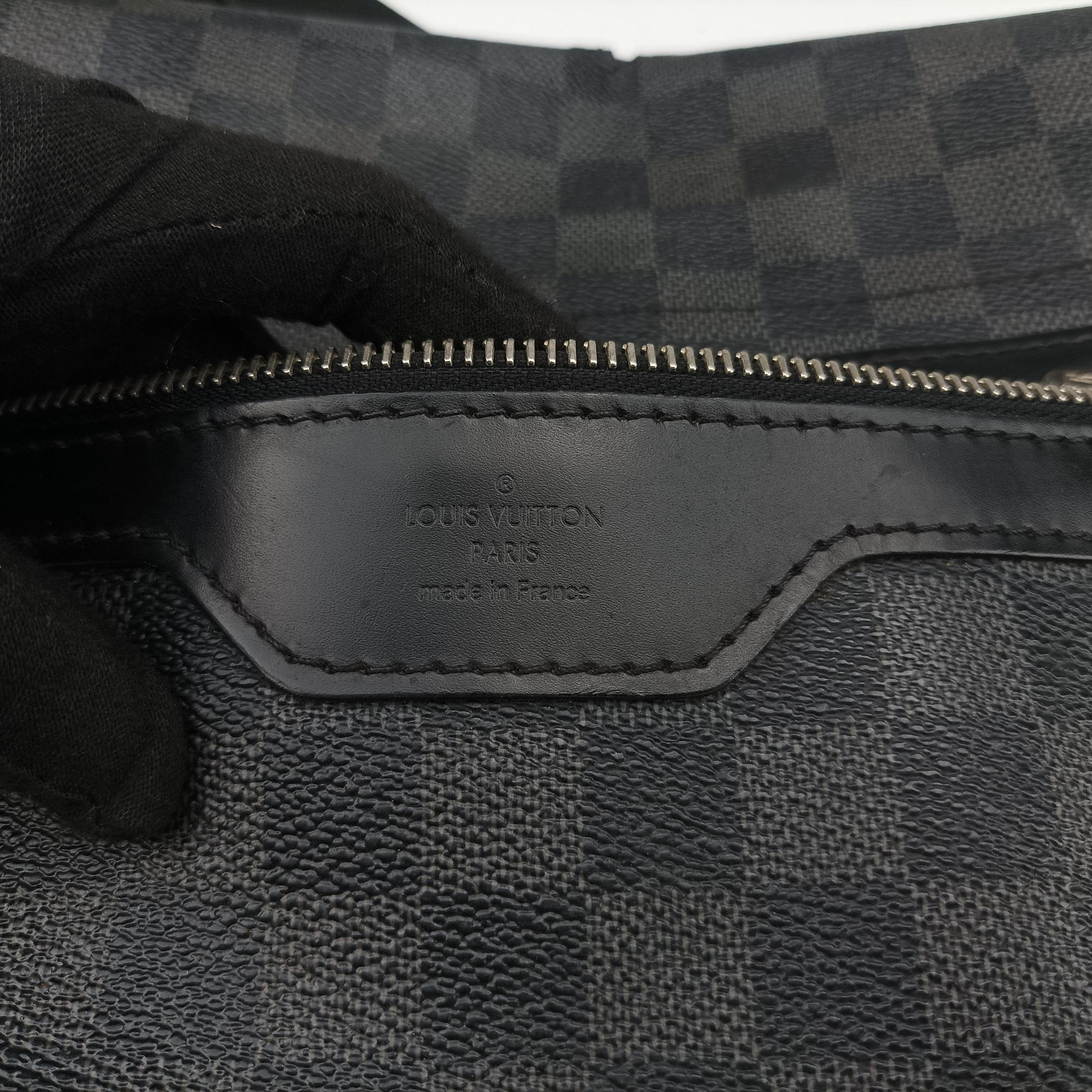 Pre-owned Louis Vuitton DANIEL MM Noir Damier GRAPHITE N58029 shoulderbag | stylenewstar