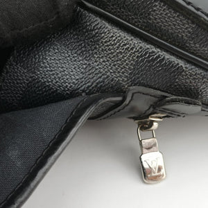 Pre-owned Louis Vuitton DANIEL MM Noir Damier GRAPHITE N58029 shoulderbag | stylenewstar