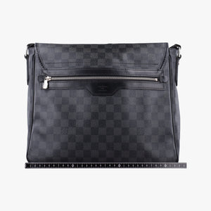 Pre-owned Louis Vuitton DANIEL MM Noir Damier GRAPHITE N58029 shoulderbag | stylenewstar