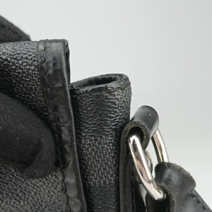 Pre-owned Louis Vuitton DANIEL MM Noir Damier GRAPHITE N58029 shoulderbag | stylenewstar