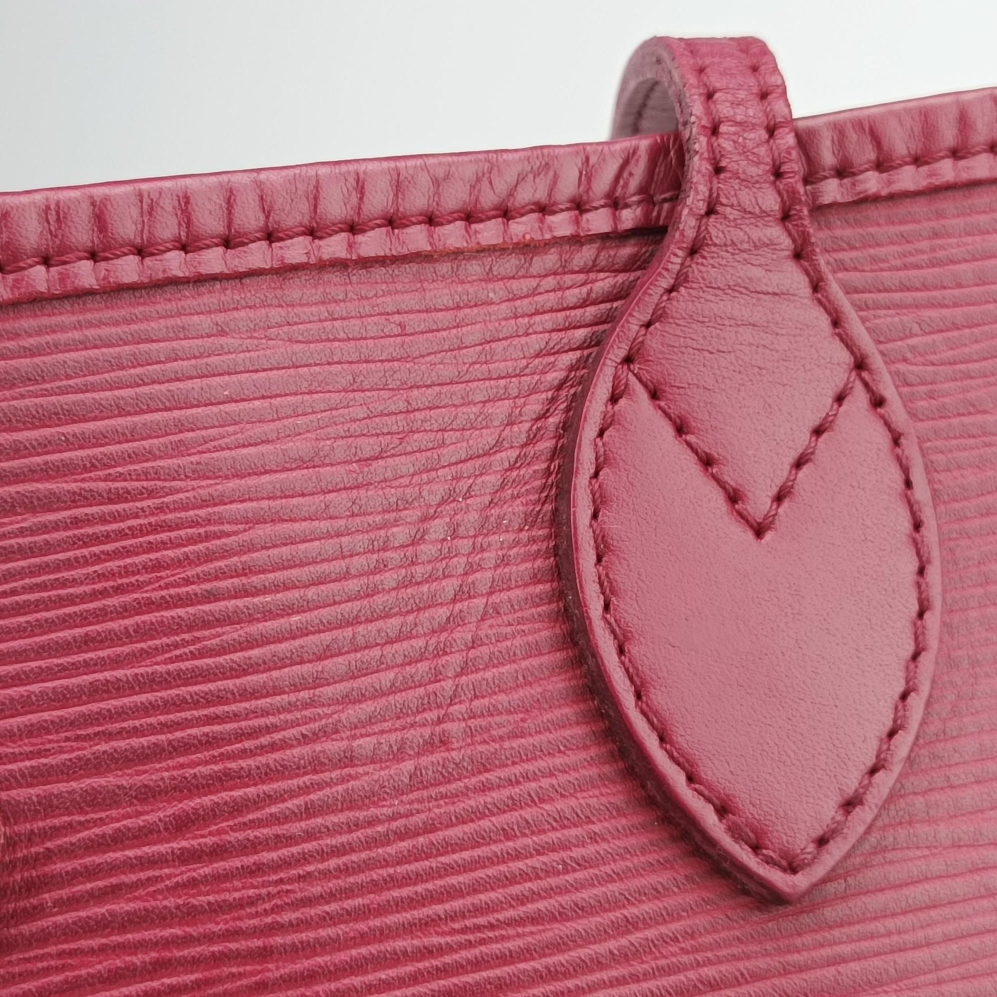 Pre-owned Louis Vuitton Neverfull MM Fuchsia EPI M40882 handbag | stylenewstar