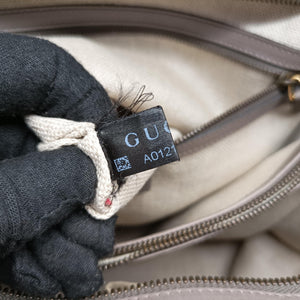 Vintage Gucci horse bit Grey Leather 296900 handbag | stylenewstar
