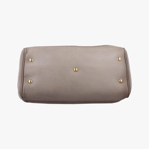 Vintage Gucci horse bit Grey Leather 296900 handbag | stylenewstar