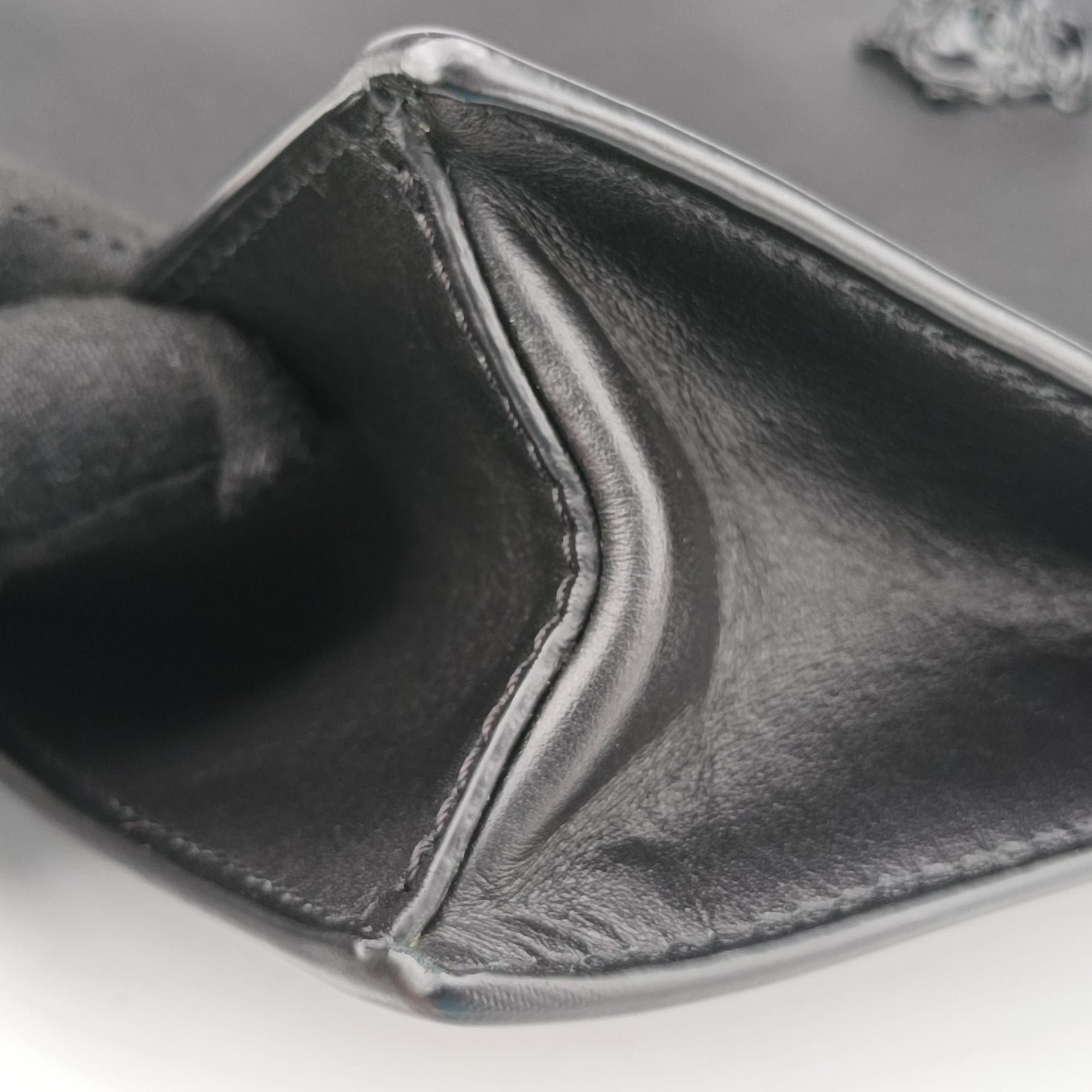 Vintage VERSACE La Medusa Black Leather  shoulderbag | stylenewstar