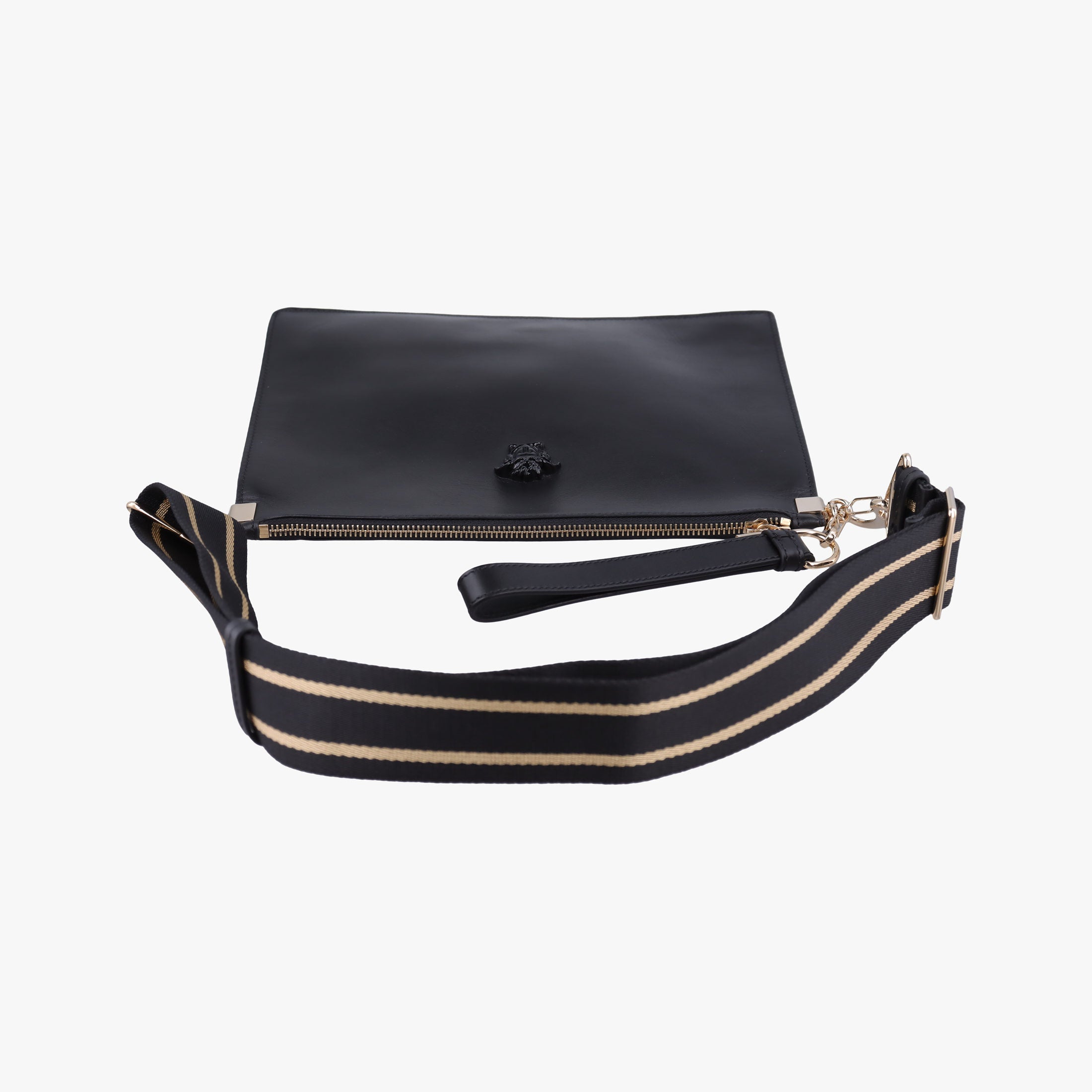Vintage VERSACE La Medusa Black Leather  shoulderbag | stylenewstar