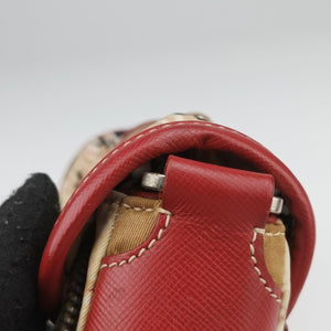 Vintage Prada Tessuto pocket Multicolour Cloth×leather  shoulderbag | stylenewstar