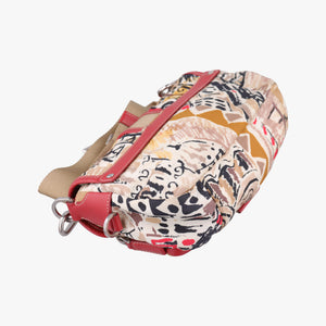 Vintage Prada Tessuto pocket Multicolour Cloth×leather  shoulderbag | stylenewstar