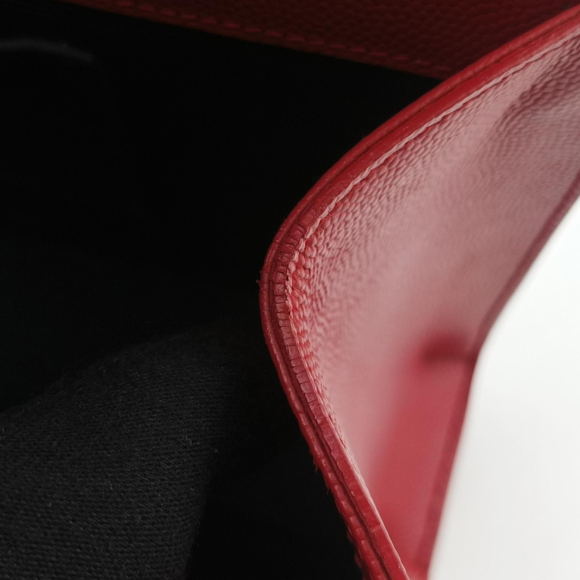 Pre-owned Yves Saint Laurent KATE Red Leather 364021 shoulderbag | stylenewstar
