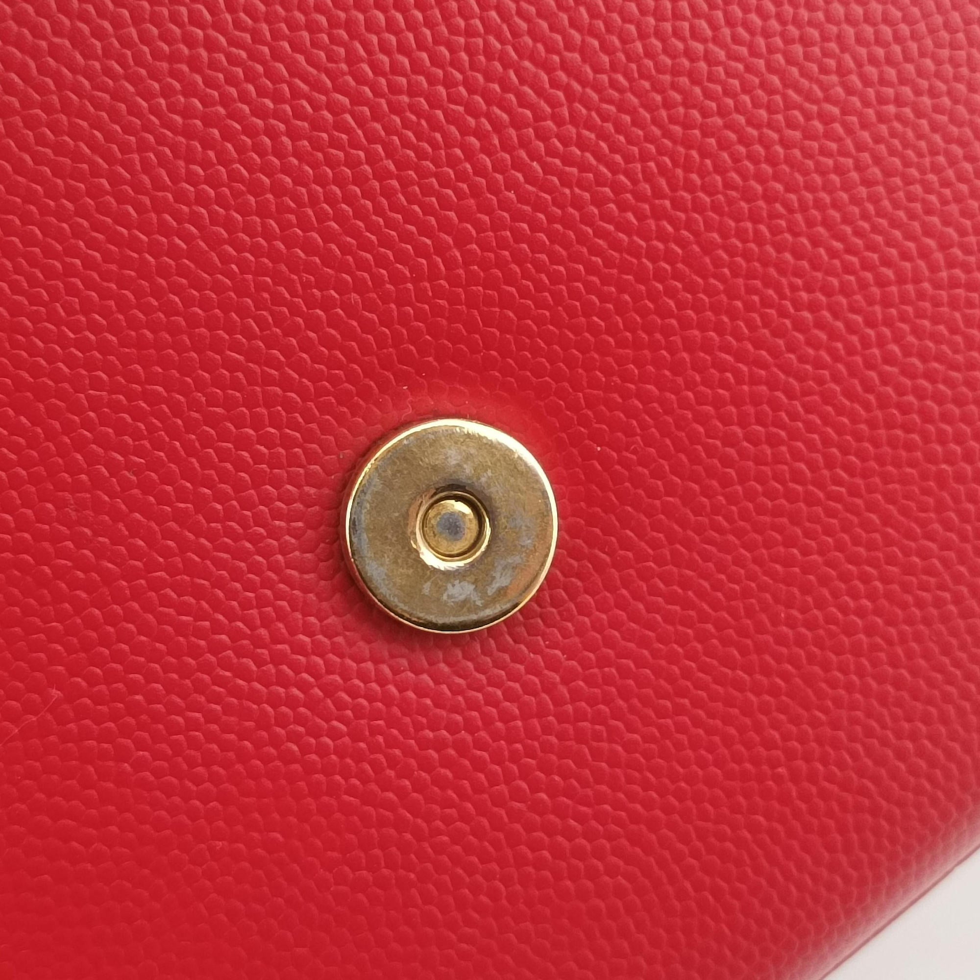 Pre-owned Yves Saint Laurent KATE Red Leather 364021 shoulderbag | stylenewstar