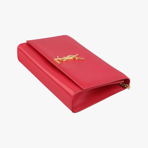 Pre-owned Yves Saint Laurent KATE Red Leather 364021 shoulderbag | stylenewstar