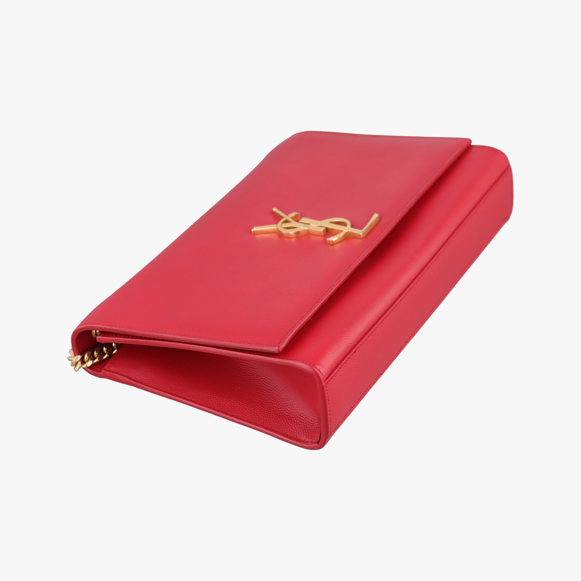 Pre-owned Yves Saint Laurent KATE Red Leather 364021 shoulderbag | stylenewstar