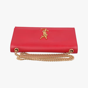 Pre-owned Yves Saint Laurent KATE Red Leather 364021 shoulderbag | stylenewstar