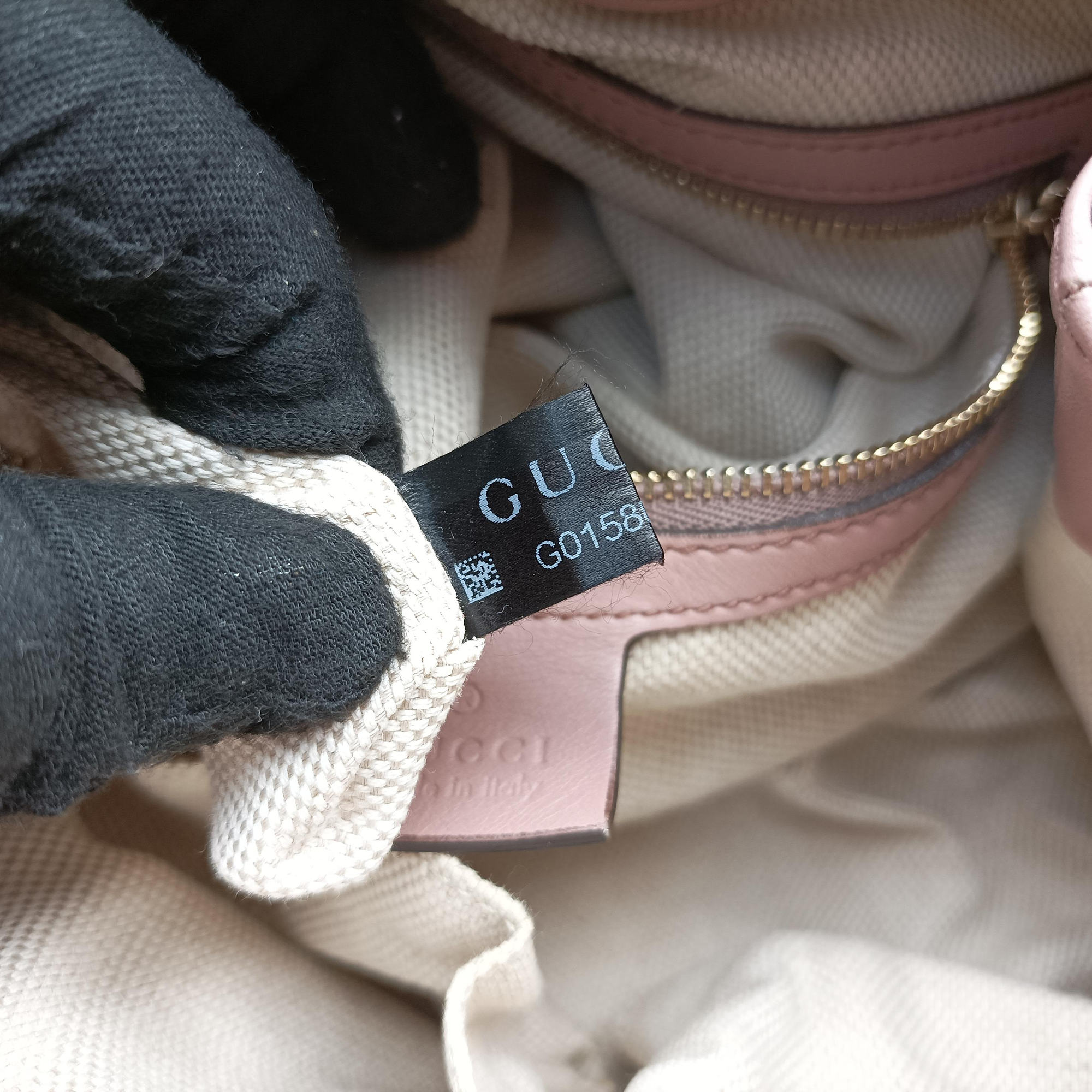 Secondhand Gucci Soho Beige Patent Leather 308982 shoulderbag | stylenewstar