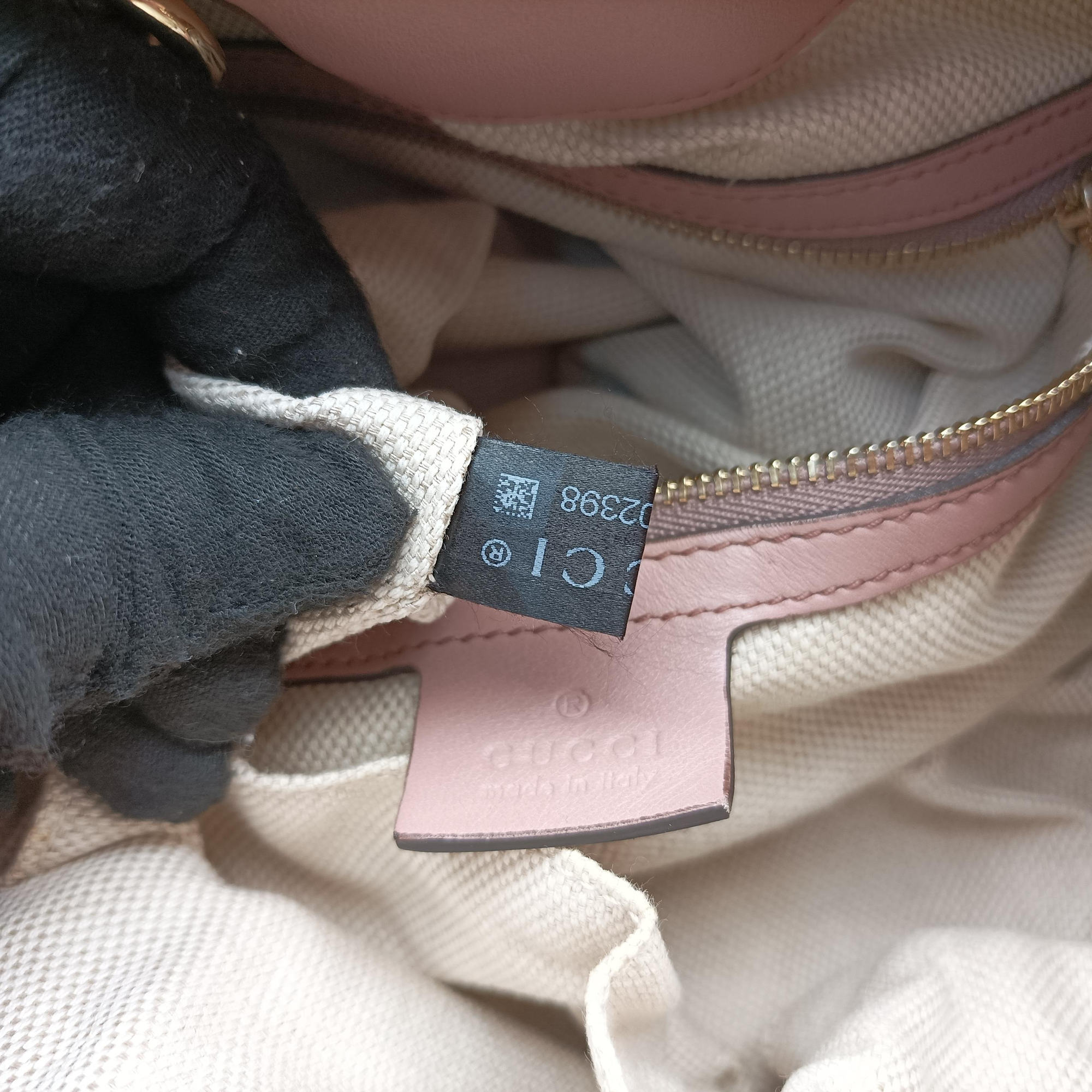 Secondhand Gucci Soho Beige Patent Leather 308982 shoulderbag | stylenewstar