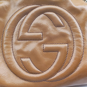 Secondhand Gucci Soho Beige Patent Leather 308982 shoulderbag | stylenewstar