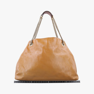 Secondhand Gucci Soho Beige Patent Leather 308982 shoulderbag | stylenewstar