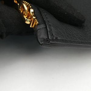 Vintage VERSACE Medusa Black Leather  clutchbag | stylenewstar