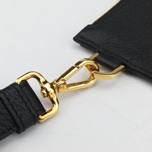Vintage VERSACE Medusa Black Leather  clutchbag | stylenewstar