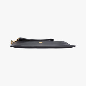 Vintage VERSACE Medusa Black Leather  clutchbag | stylenewstar