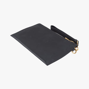 Vintage VERSACE Medusa Black Leather  clutchbag | stylenewstar