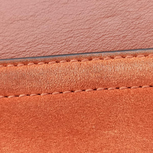 Pre-owned Chloe FAYE Brown Suede × leather  shoulderbag | stylenewstar