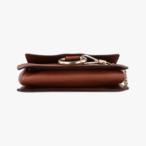 Pre-owned Chloe FAYE Brown Suede × leather  shoulderbag | stylenewstar