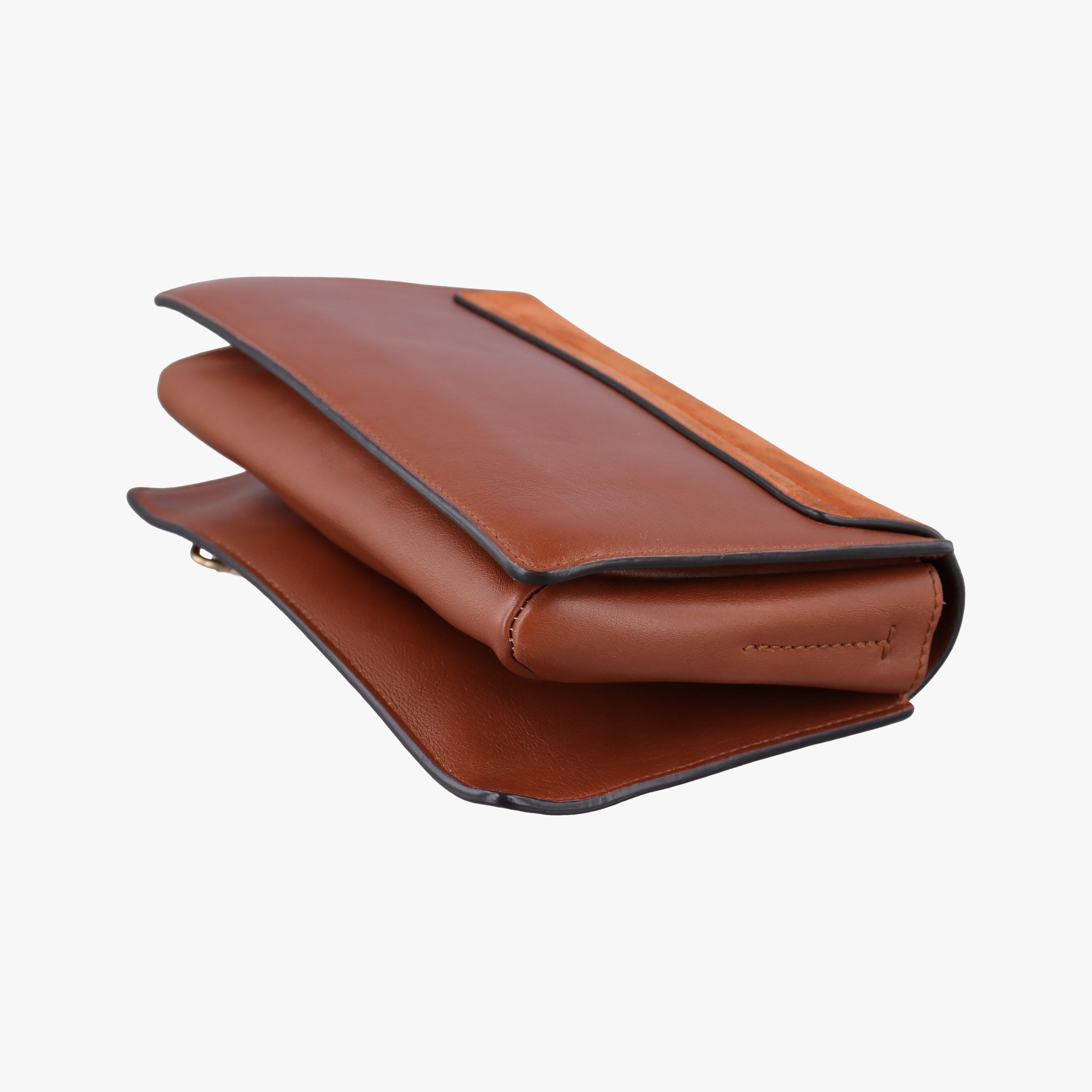Pre-owned Chloe FAYE Brown Suede × leather  shoulderbag | stylenewstar