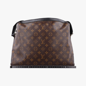 Pre-owned Louis Vuitton TORRES Brown×black Monogram Macassar×calf leather M40387 shoulderbag | stylenewstar