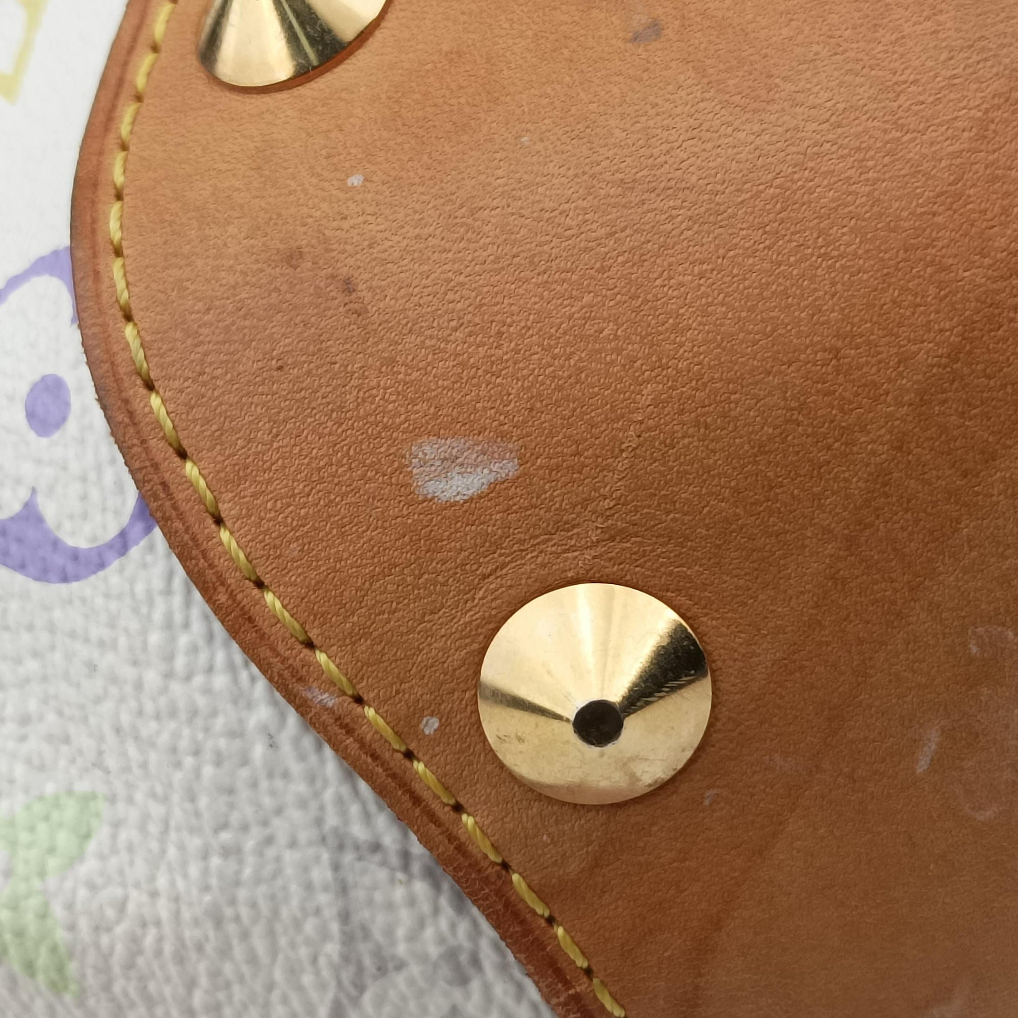 Pre-owned Louis Vuitton JUDY MM white Monogram Multicolor M40255 shoulderbag | stylenewstar