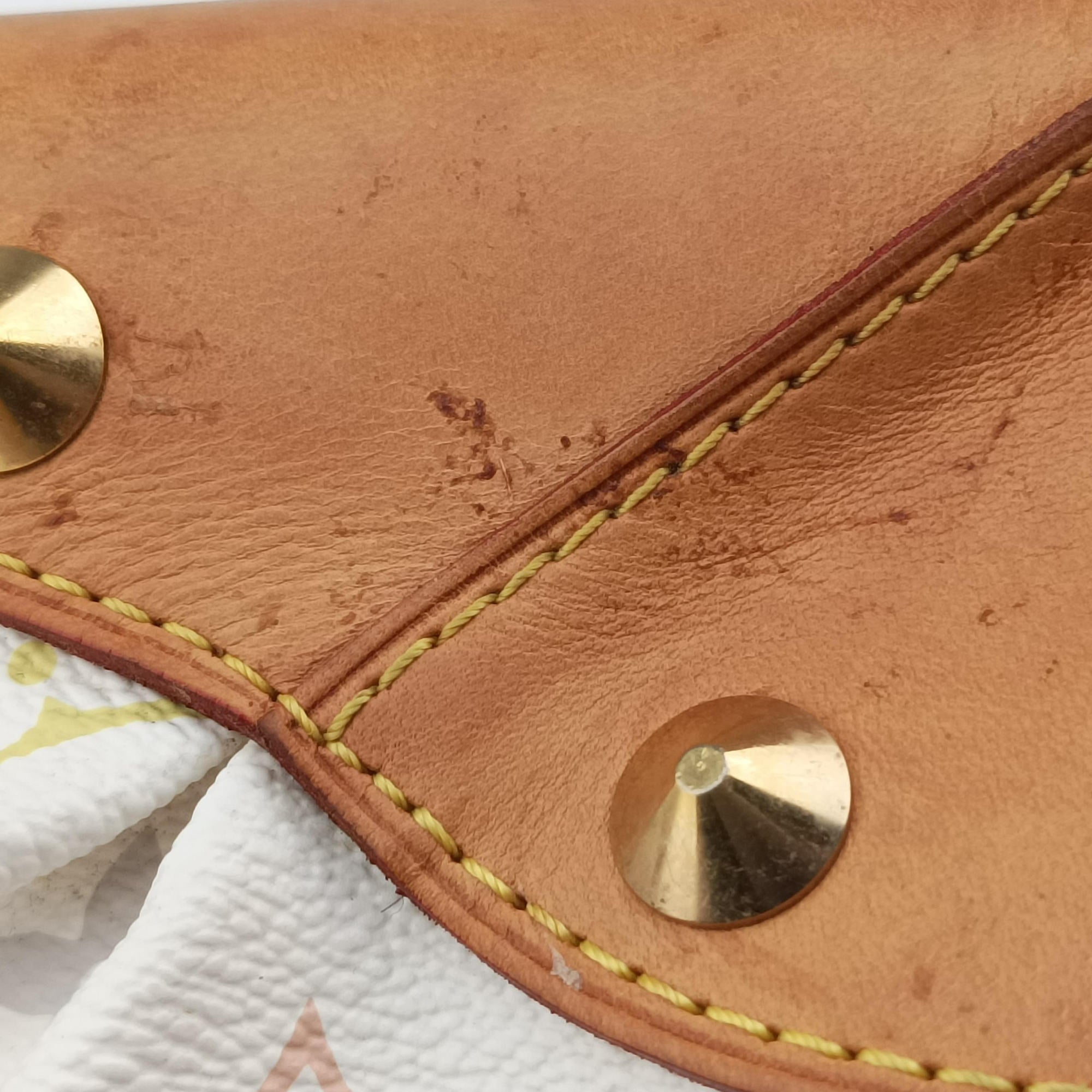 Pre-owned Louis Vuitton JUDY MM white Monogram Multicolor M40255 shoulderbag | stylenewstar