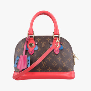 Pre-owned Louis Vuitton Alma BB　 Brown×Flamingo Monogram Canvas aMonogram Totem M41659 shoulderbag | stylenewstar