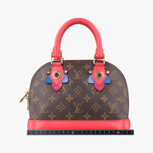 Pre-owned Louis Vuitton Alma BB　 Brown×Flamingo Monogram Canvas aMonogram Totem M41659 shoulderbag | stylenewstar