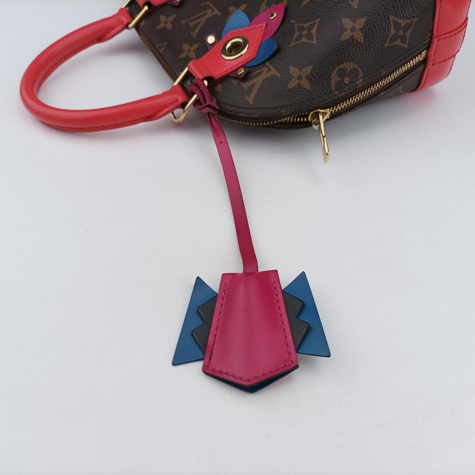 Pre-owned Louis Vuitton Alma BB　 Brown×Flamingo Monogram Canvas aMonogram Totem M41659 shoulderbag | stylenewstar