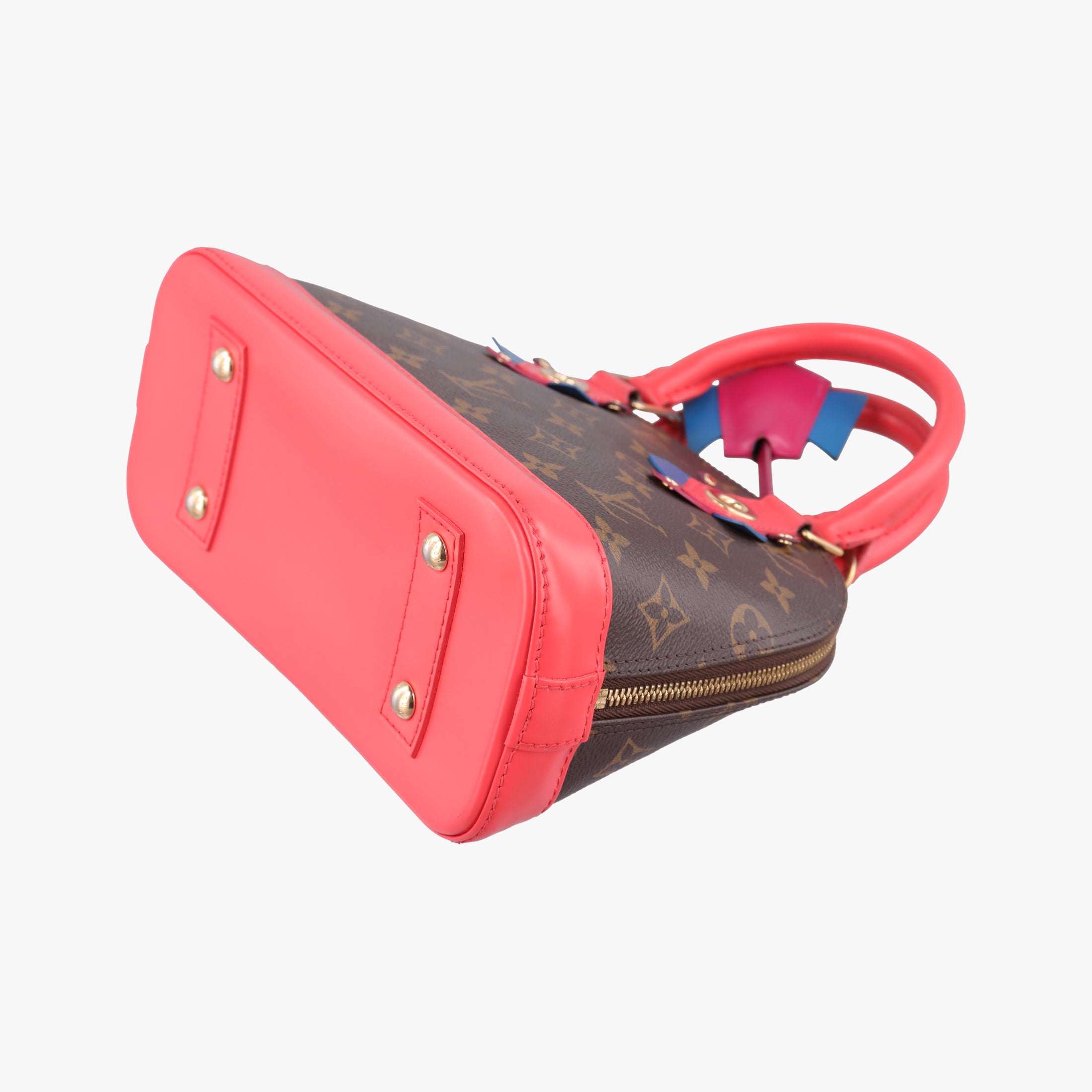 Pre-owned Louis Vuitton Alma BB　 Brown×Flamingo Monogram Canvas aMonogram Totem M41659 shoulderbag | stylenewstar
