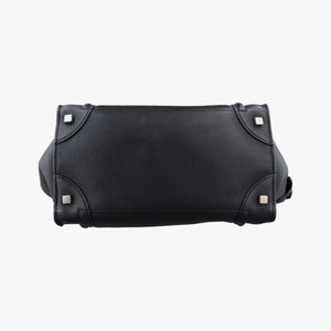 Secondhand Celine Luggage Mini Shopper Black Leather  handbag | stylenewstar