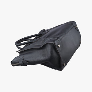 Secondhand Celine Luggage Mini Shopper Black Leather  handbag | stylenewstar