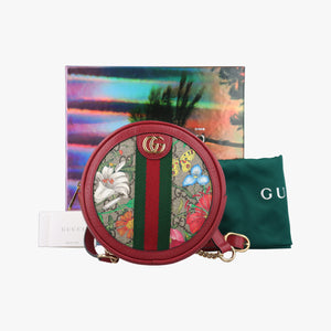 Pre-owned Gucci Ophidia Multicolour PVC coated canvas×Leather 598661 backpack/rucksack | stylenewstar