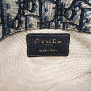 Pre-owned Christian Dior Saddle Gray×Navy Jacquard  bum bag/waist bag | stylenewstar