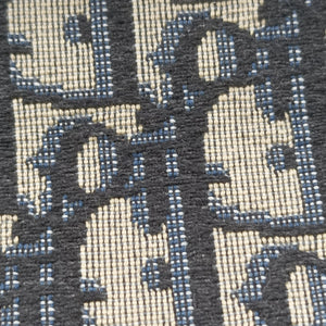 Pre-owned Christian Dior Saddle Gray×Navy Jacquard  bum bag/waist bag | stylenewstar