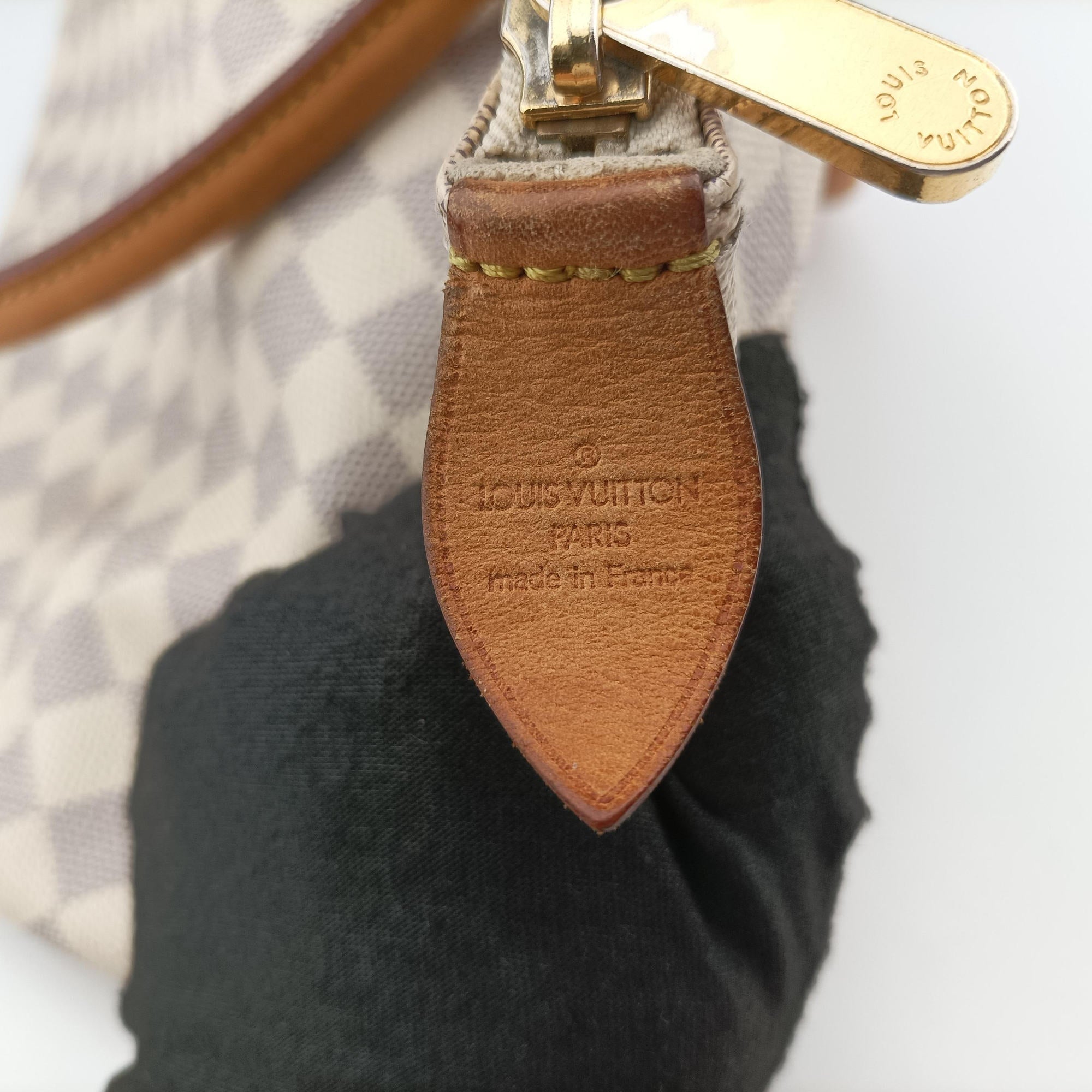 Secondhand Louis Vuitton SALEYA MM AZUR Damier Canvas N51185 handbag | stylenewstar