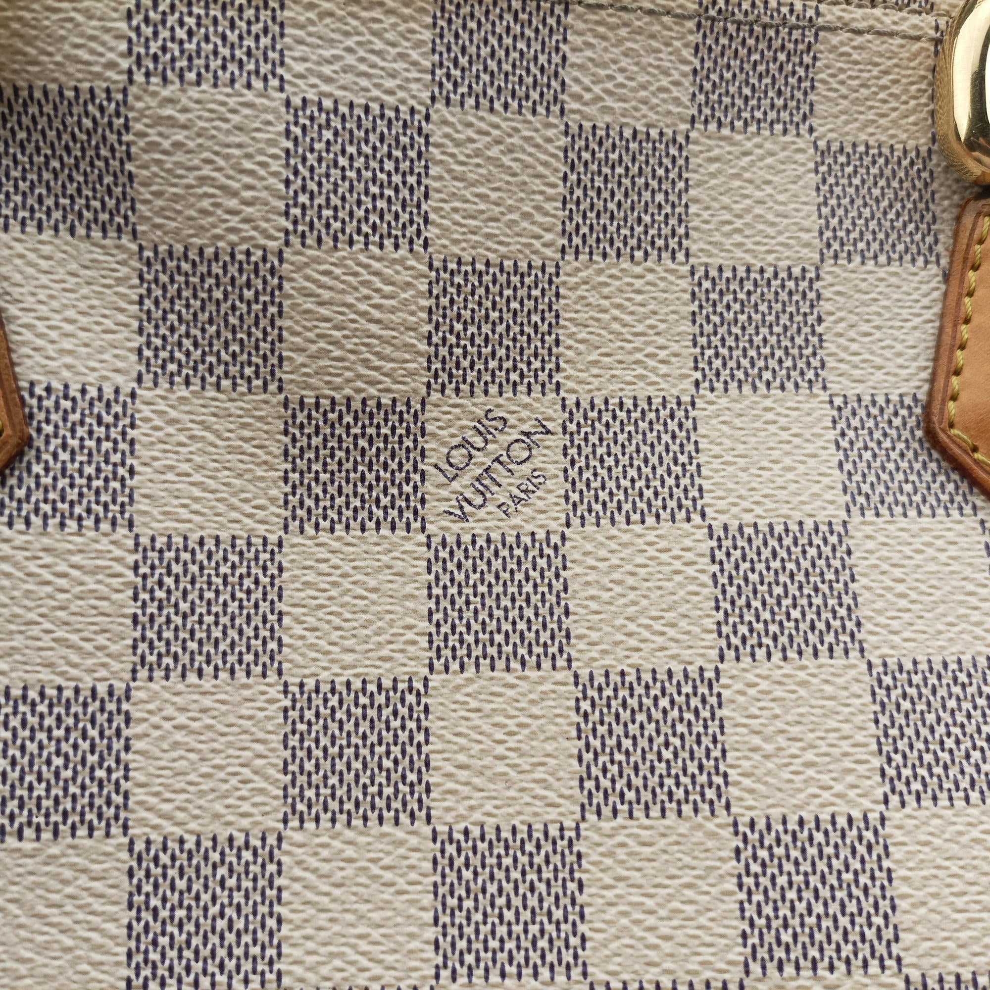 Secondhand Louis Vuitton SALEYA MM AZUR Damier Canvas N51185 handbag | stylenewstar