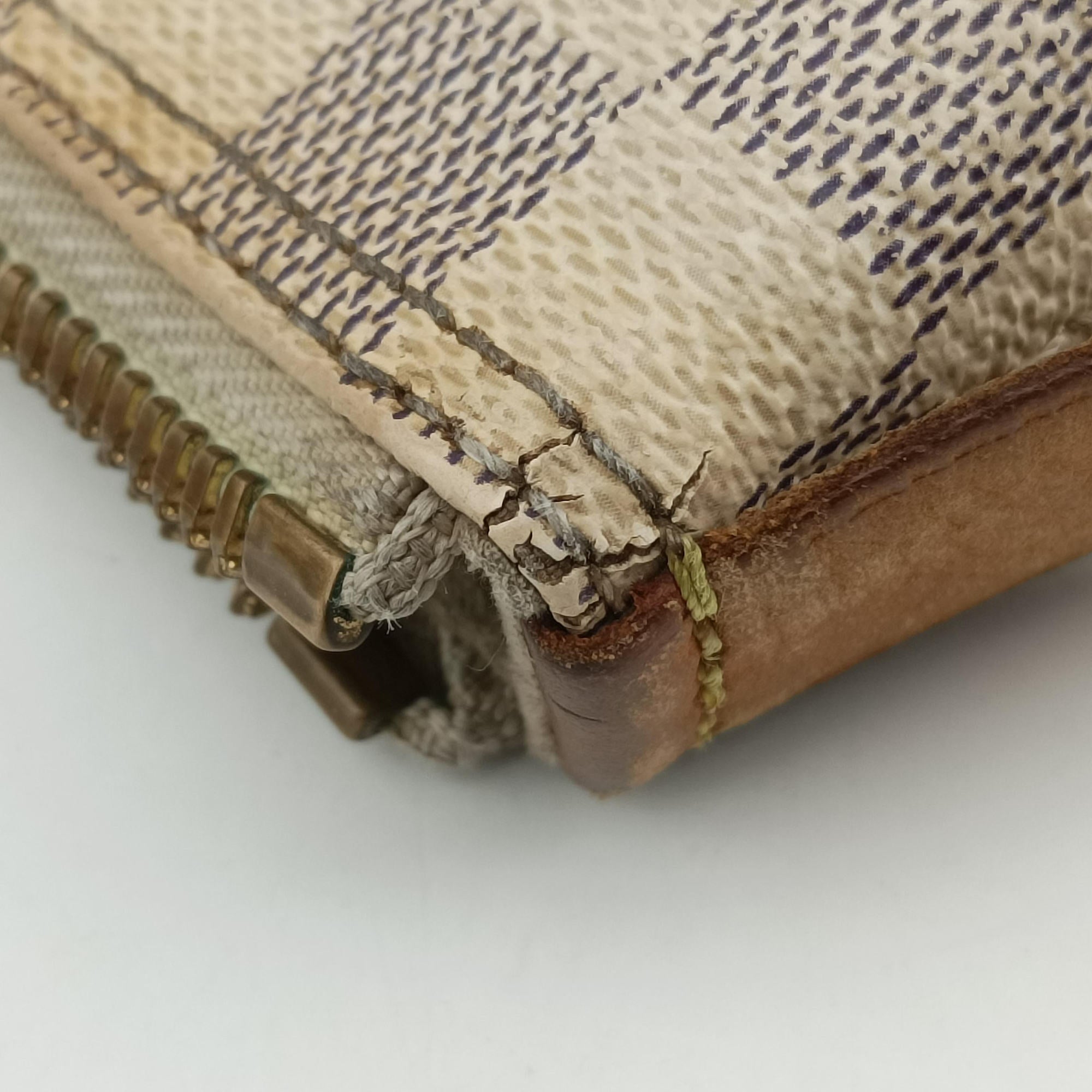 Secondhand Louis Vuitton SALEYA MM AZUR Damier Canvas N51185 handbag | stylenewstar
