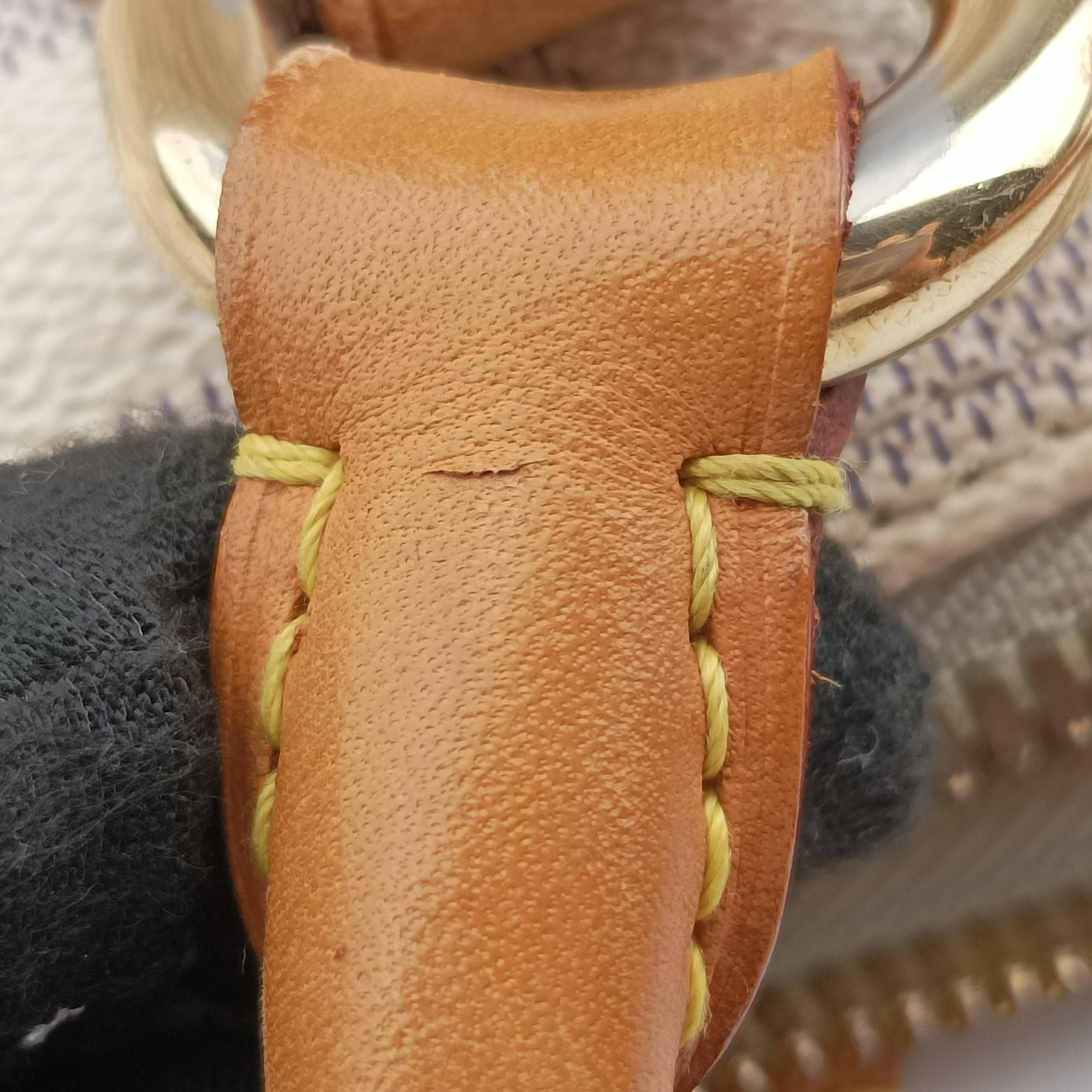 Secondhand Louis Vuitton SALEYA MM AZUR Damier Canvas N51185 handbag | stylenewstar