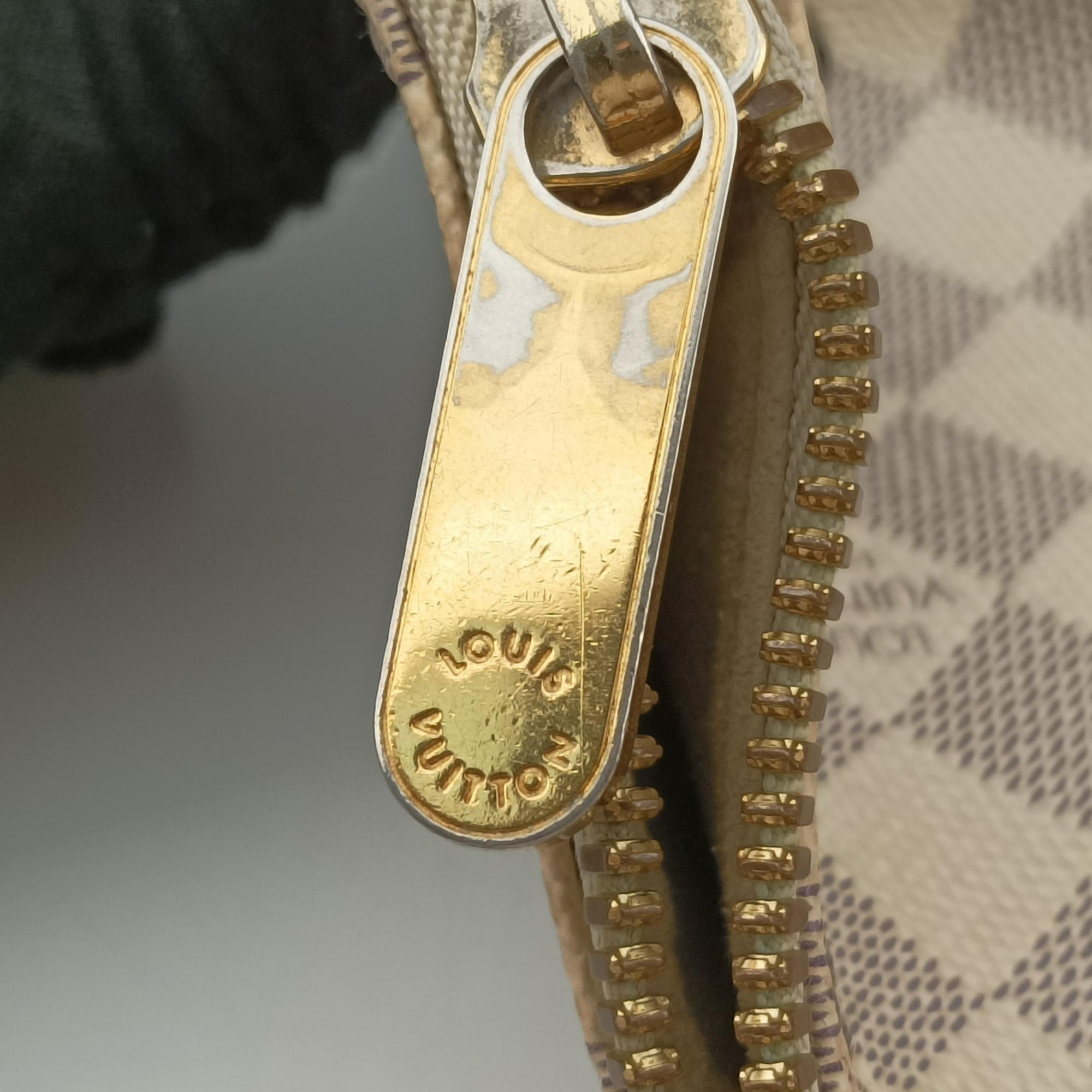 Secondhand Louis Vuitton SALEYA MM AZUR Damier Canvas N51185 handbag | stylenewstar