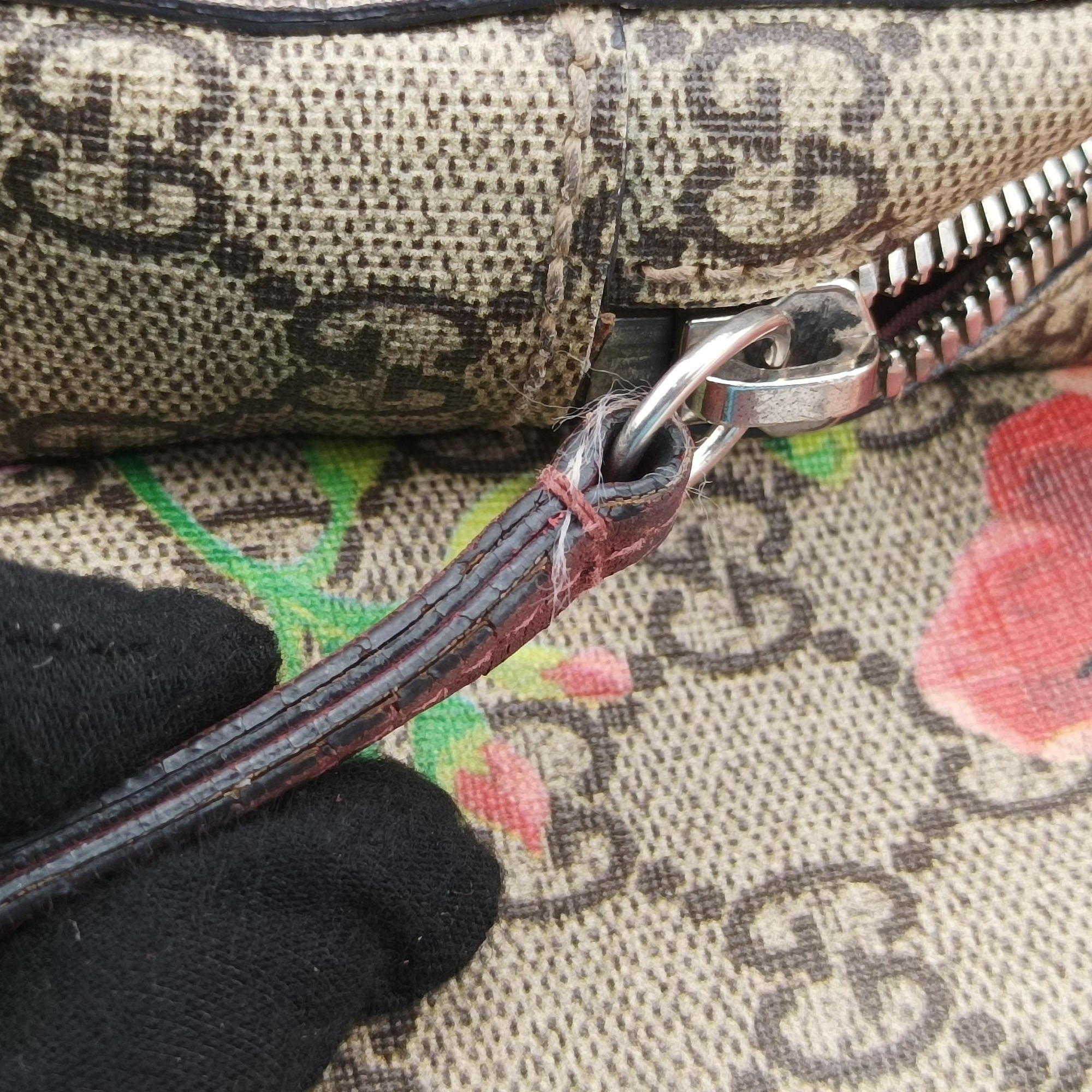 Pre-owned Gucci GG Blooms Beige×Multicolour PVC coated canvas 410544 backpack/rucksack | stylenewstar
