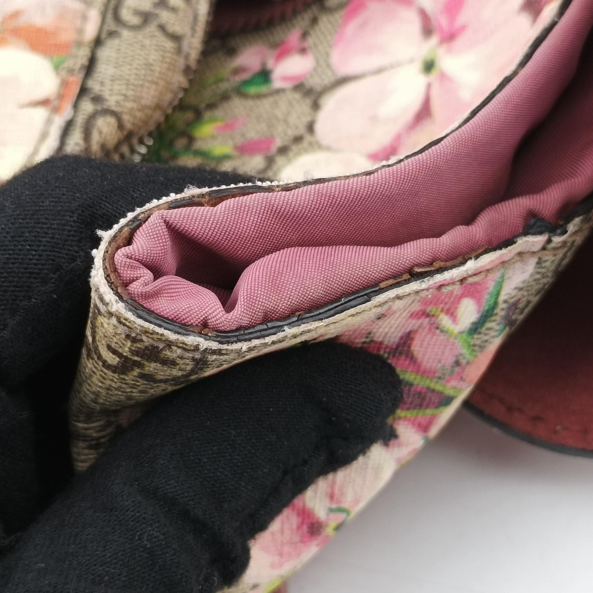 Pre-owned Gucci GG Blooms Beige×Multicolour PVC coated canvas 410544 backpack/rucksack | stylenewstar